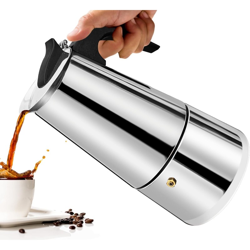 Quality Coffee Equipment - Caffettiera Moka da 6 Tazze in