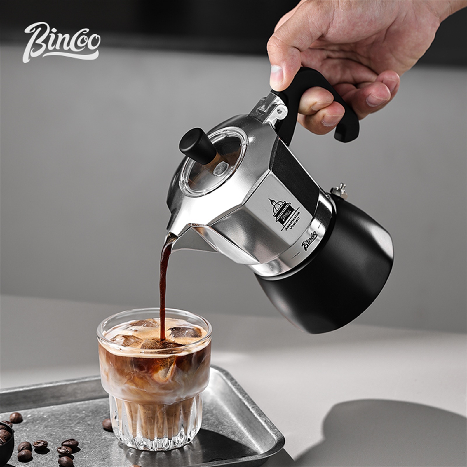 Coffee Equipment Accessories - BINCOO Pentola Moka a Doppia Valvola,