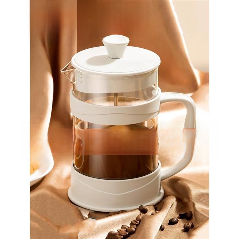 Coffee Equipment Home - Caffettiera in Vetro a Pressione Manuale