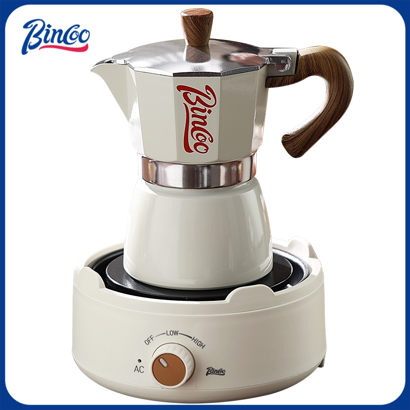 Coffee Equipment Accessories - Bincoo Moka e fornello elettrico combinato