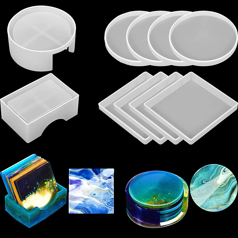 Coffee Equipment Tray - Stampo in silicone per sottobicchiere quadrato