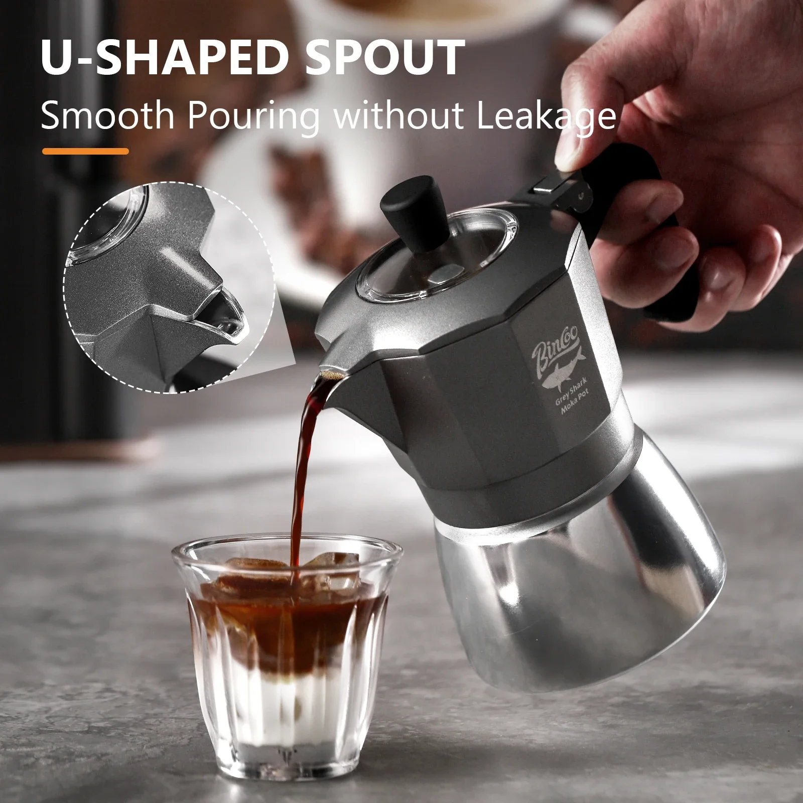 Bincoo Caffettiera Moka a Dopp - Coffee Equipment Accessories recensione e prezzo